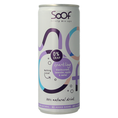 Soof Drinks Sparkling zwarte bes lavendel & appel 250.00 Milliliter