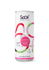 Soof Drinks Sparkling roos kardemom peer & appel 250 Milliliter