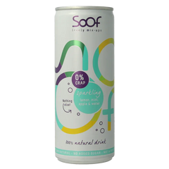 Soof Drinks Sparkling citroen munt & appel 250 Milliliter