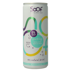 Soof Drinks Sparkling citroen munt & appel 250.00 Milliliter
