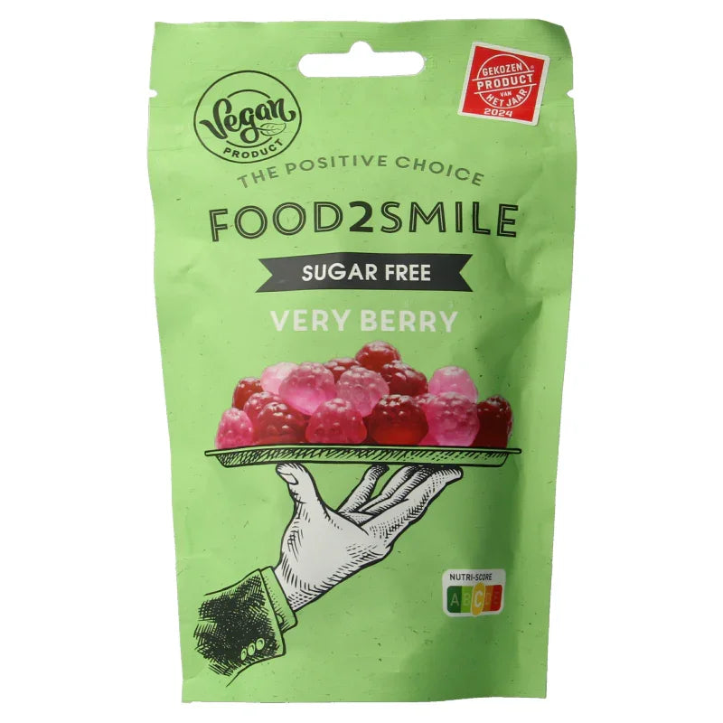 Food2Smile Very berry suikervrij glutenvrij lactosevrij 90 Gram