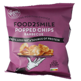 Food2Smile Popped chips barbeque 25 Gram