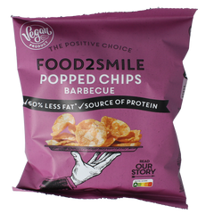 Food2Smile Popped chips barbeque 25 Gram