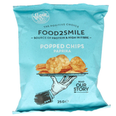 Food2Smile Popped chips paprika 25 Gram