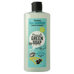 Marcel's Green Soap Shampoo & conditioner 2in1 mimosa zwarte bes 300.00 Milliliter