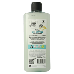Marcel's Green Soap Shampoo & conditioner 2in1 mimosa zwarte bes 300 Milliliter