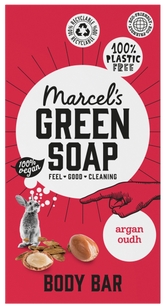 Marcel's Green Soap Shower bar argan & oudh 150.00 Gram