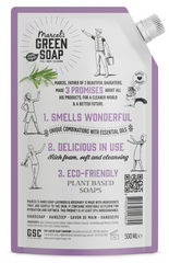 Marcel's Green Soap Handzeep lavendel & rozemarijn navul 500.00 Milliliter