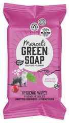 Marcel's Green Soap Cleansing wipes patchouli & cranberry 60.00 Stuks