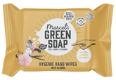 Marcel's Green Soap Hand wipes vanilla & cherry blossom bio 15.00 Stuks