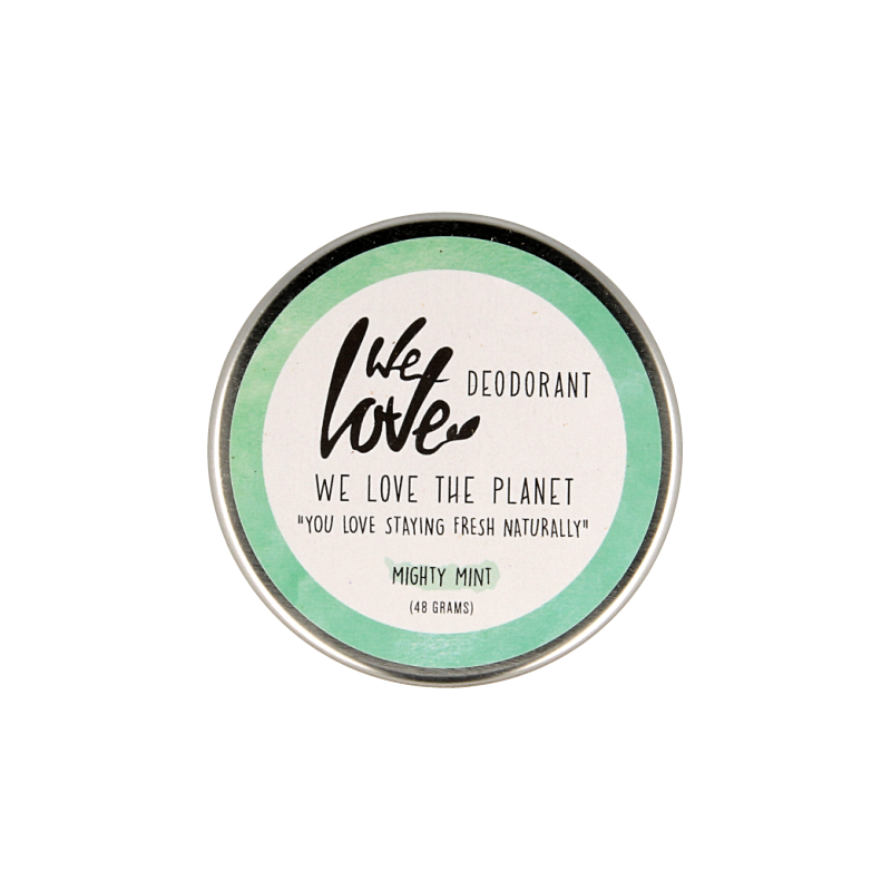 We Love The planet 100% natural deodorant mighty mint 48 Gram
