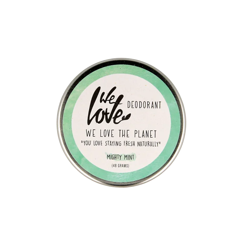 We Love The planet 100% natural deodorant mighty mint 48 Gram
