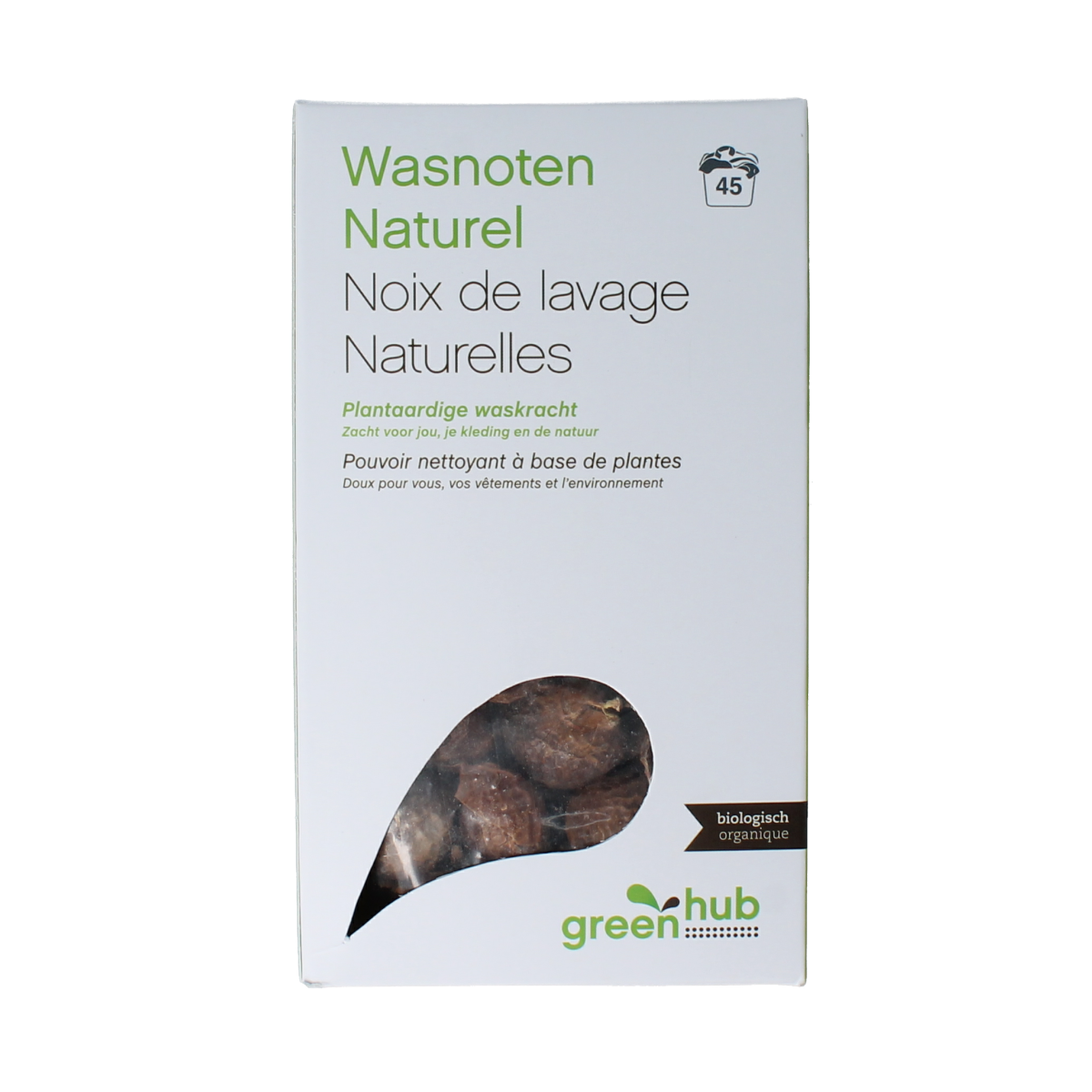 Greenhub Wasnoten met waszakje katoen 200.00 Gram