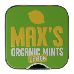 Max mints Lemon blikje vierkant bio 35.00 Gram