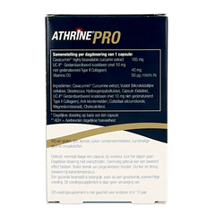 Athrine PRO - UC-II Cavacurmin en Vitamine D3 30 Capsules
