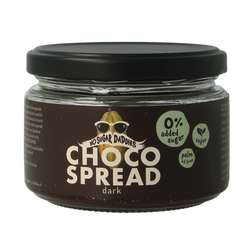 No Sugar Daddies Chocopasta puur bio 200 Gram