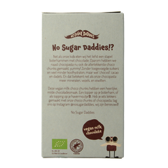 No Sugar Daddies Choco chunks melk bio 180 Gram