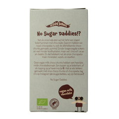 No Sugar Daddies Choco chunks melk bio 180.00 Gram