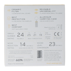 Shush Motor oordoppen 1 Paar