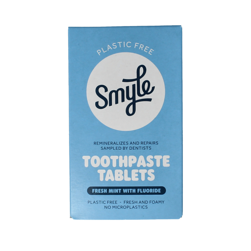 Smyle Tandpasta tabletten met fluoride navul 63.00 Stuks