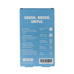 Smyle Tandpasta tabletten met fluoride navul 63 Stuks