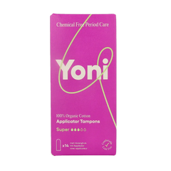 Yoni Tampons super met applicator 14.00 Stuks