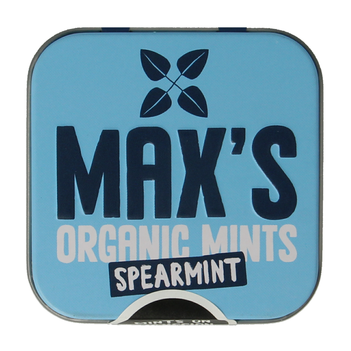 Max mints Spearmint blikje vierkant bio 35.00 Gram