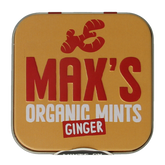 Max mints Ginger blikje vierkant bio 35.00 Gram