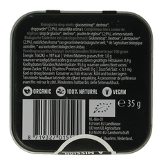 Max mints Liquorice blikje vierkant bio 35.00 Gram