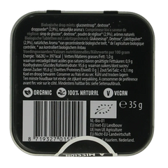 Max mints Liquorice blikje vierkant bio 35 Gram