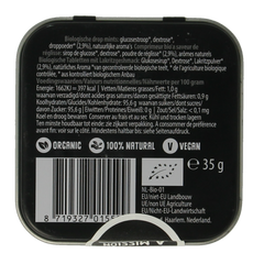 Max mints Liquorice blikje vierkant bio 35.00 Gram