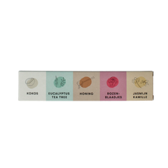Shampoobars Body bars proefpakket 5X12 gram 50.00 Gram