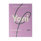 Yoni Menstruatiecup maat 1 1.00 Stuks