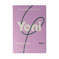 Yoni Menstruatiecup maat 1 1.00 Stuks
