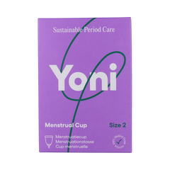 Yoni Menstruatiecup maat 2 1.00 Stuks