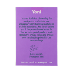 Yoni Menstruatiecup maat 2 1.00 Stuks