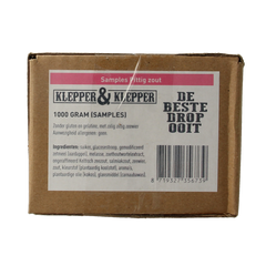 Klepper&Klepper De beste drop ooit pittig zout 200.00 Gram