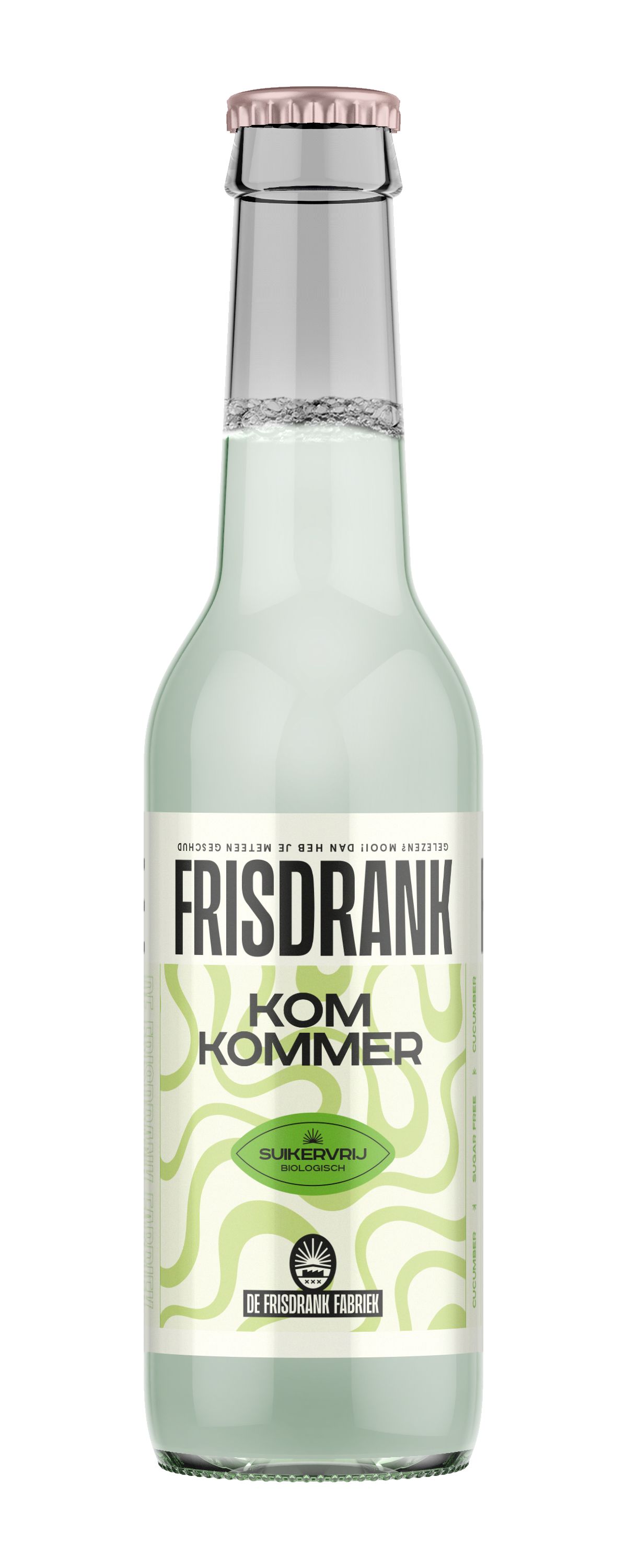 De Frisdrank Fabriek Koolzuurhoudende frisdrank komkommer suikervr bio 275.00 Milliliter