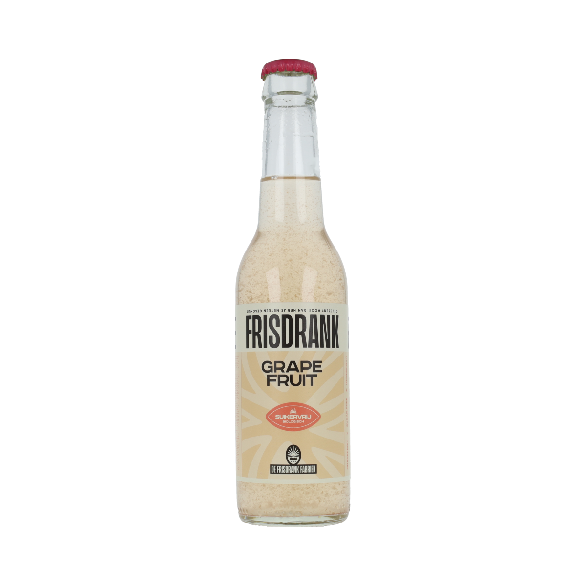 De Frisdrank Fabriek Koolzuurhoudende frisdrank grapefruit suikervr bio 275.00 Milliliter