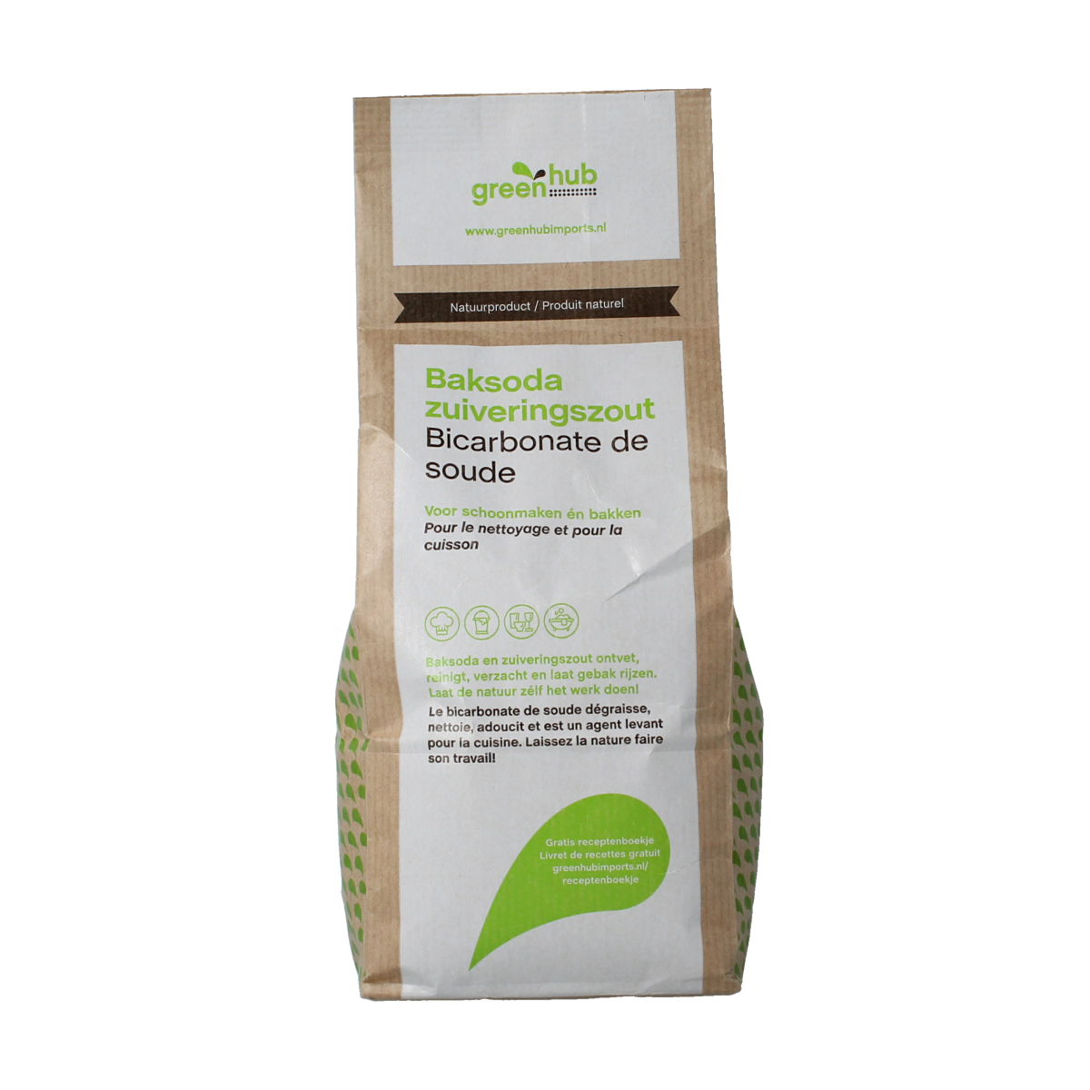 Greenhub Baksoda/zuiveringszout 1.00 Kilogram