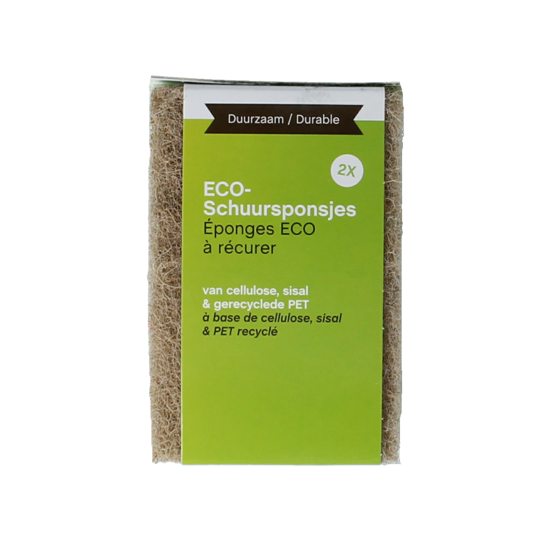 Greenhub Schuursponsjes eco 2 Stuks