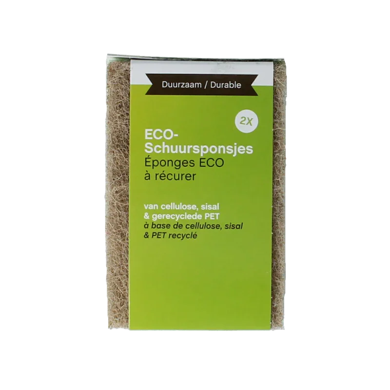 Greenhub Schuursponsjes eco 2 Stuks