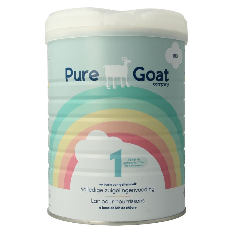 Pure Goat Zuigelingenvoeding volledig 1 bio 800 Gram