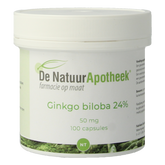 Natuurapotheek Ginkgo biloba 24% 50mg 100.00 Capsules