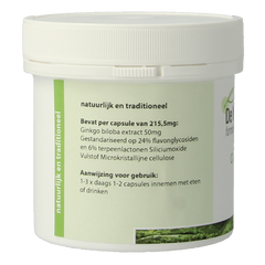 Natuurapotheek Ginkgo biloba 24% 50mg 100 Capsules