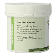 Natuurapotheek Ginkgo biloba 24% 50mg 100 Capsules