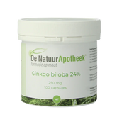 Natuurapotheek Ginkgo biloba 24% 250mg 100.00 Capsules