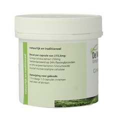 Natuurapotheek Ginkgo biloba 24% 250mg 100 Capsules