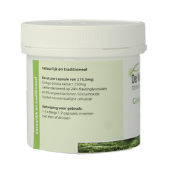Natuurapotheek Ginkgo biloba 24% 250mg 100 Capsules