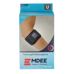 Emdee Tennis/golf arm supportband blauw 1 Stuks
